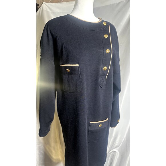 Chanel Black Dress Sz Large - Picture 1 of 13